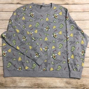 avocado sweatshirt h&m